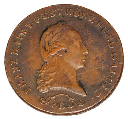 3 kreuzer 1812 François II Habsbourg Autriche Kremnica