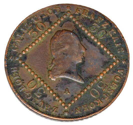 30 kreuzer 1807 François II Habsbourg Autriche Vienne