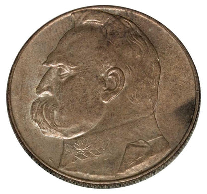 10 zlotys 1939 Deuxième République Polonaise Józef Piłsudski Varsovie