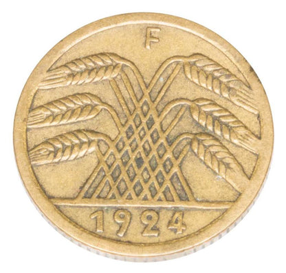 5 rentenpfennig 1924 Allemagne Stuttgart F
