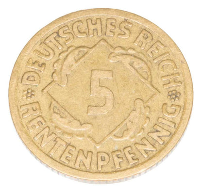 5 rentenpfennig 1924 Allemagne Stuttgart F