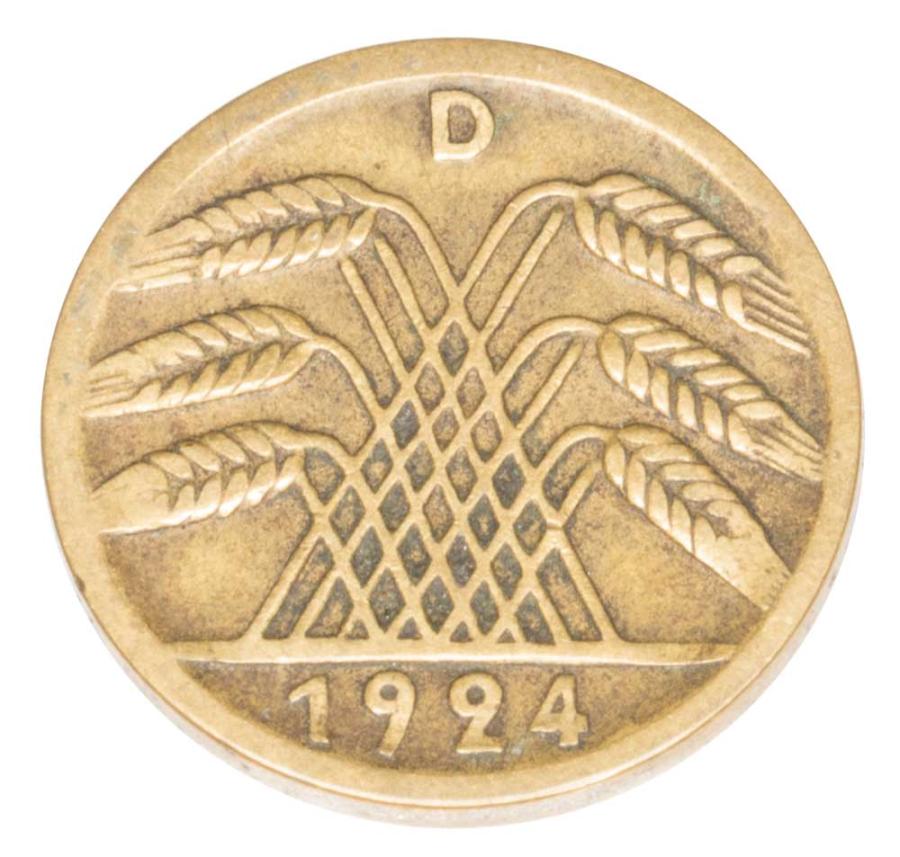 5 rentenpfennig 1924 Allemagne Munich D