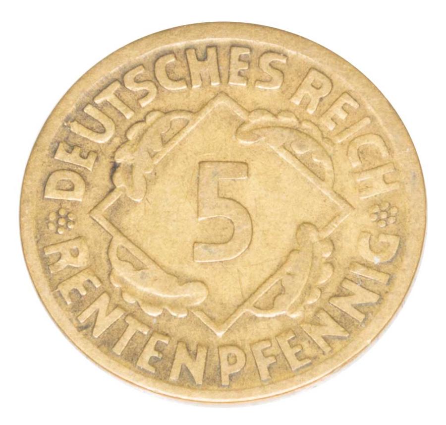 5 rentenpfennig 1924 Allemagne Munich D