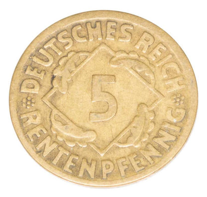 5 rentenpfennig 1924 Allemagne Munich D
