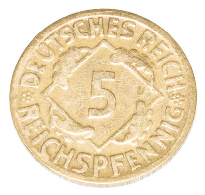 5 Reichspfennig 1925 Allemagne Munich D