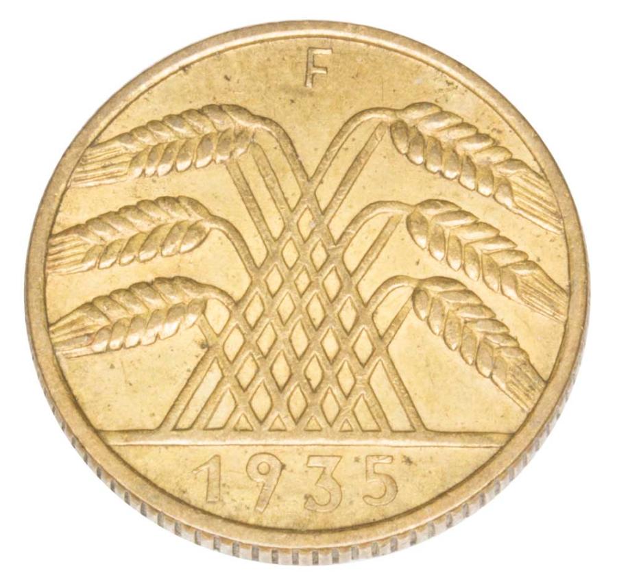 10 Reichspfennig 1935 Allemagne Stuttgart F