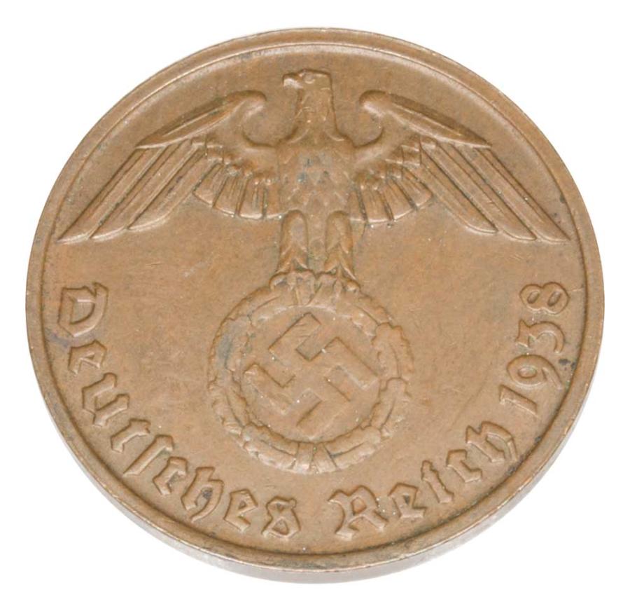 2 Reichspfennig 1938 Allemagne Vienne B