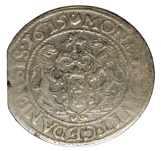 Ort 1615 Sigismond III Vasa Gdańsk