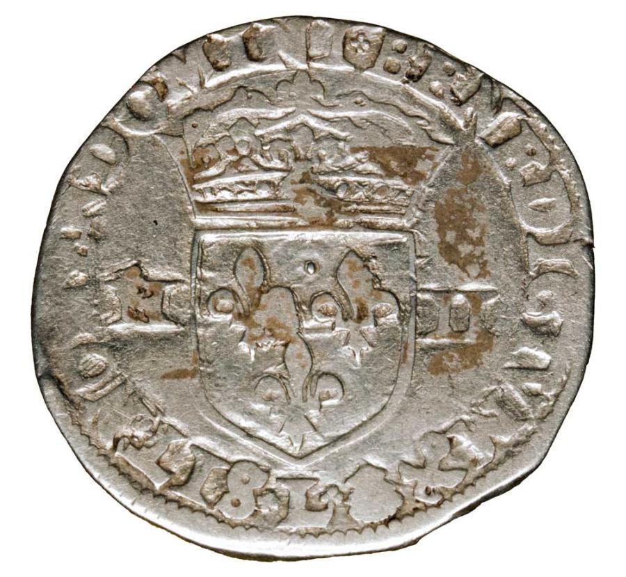 1/4 écu 1593 Henri IV le Grand France Bayonne