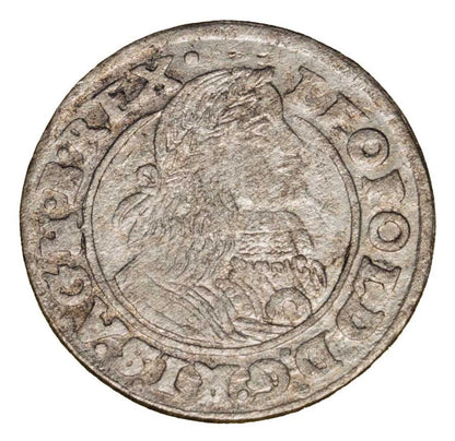 1 kreuzer 1660 Léopold Ier Habsbourg Silésie Wrocław