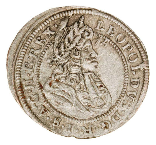 1 kreuzer 1699 Léopold Ier Habsbourg Silésie Opole