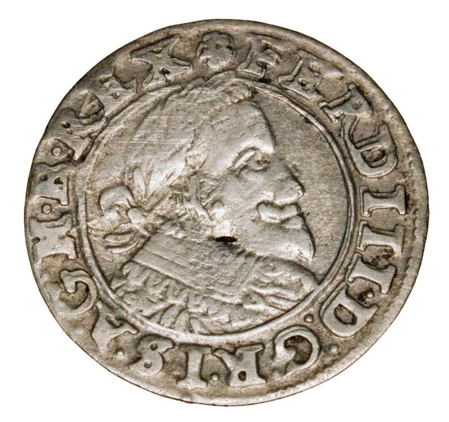 1 kreuzer 1637 Ferdinand III Habsbourg Silésie Wrocław