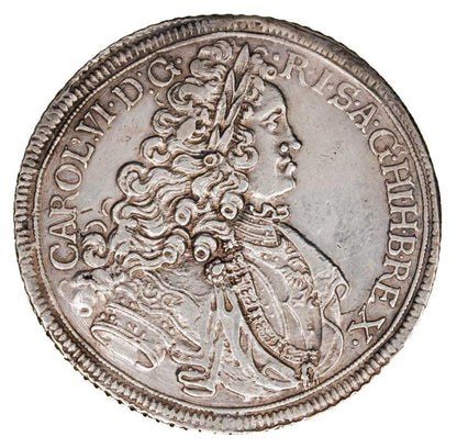 Thaler 1717 Charles VI Habsbourg Silésie Wrocław