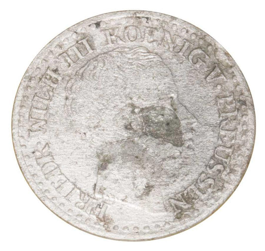 1 grosz d'argent 1823 Frédéric Guillaume III Prusse Berlin A