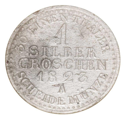 1 grosz d'argent 1823 Frédéric Guillaume III Prusse Berlin A
