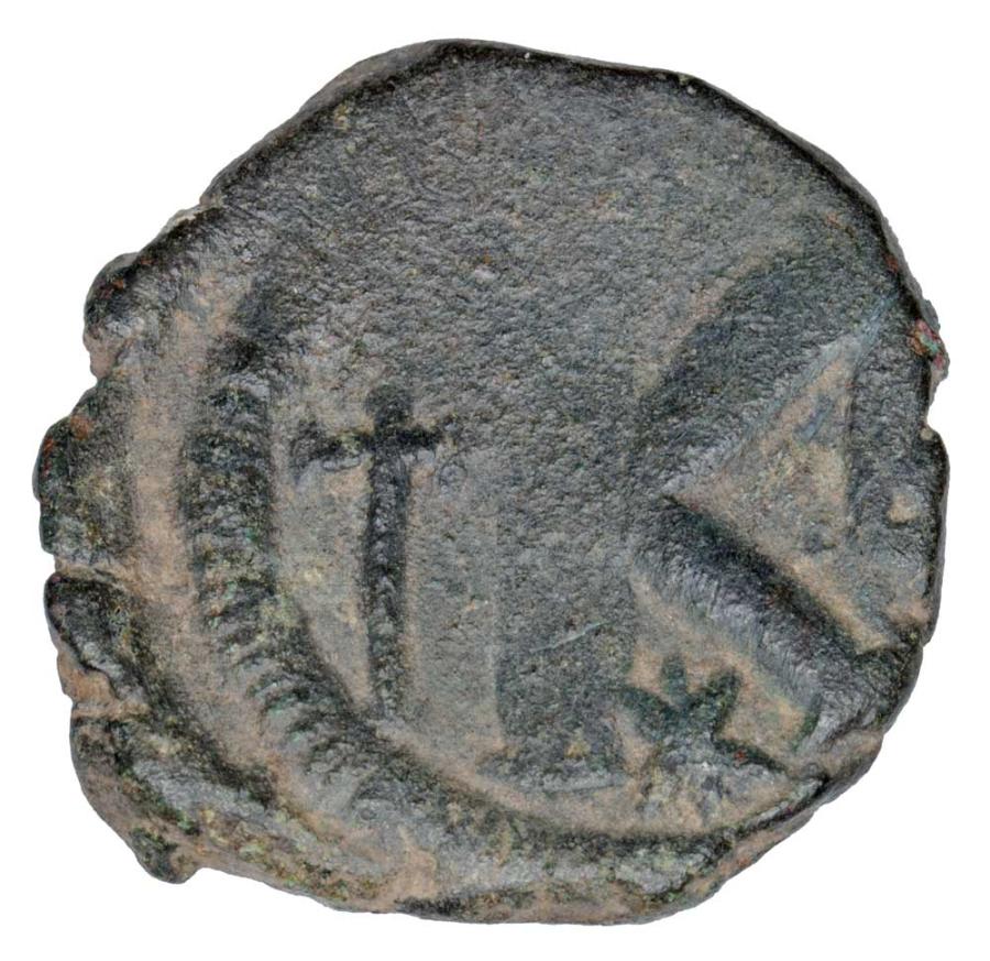 1/2 follis 527-565 Justinien Ier le Grand Empire byzantin Thessalonique
