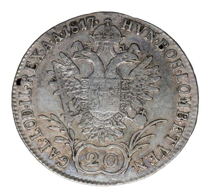 20 couronnes 1817 François II Habsbourg Autriche Vienne A
