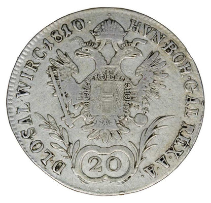 20 couronnes 1810 François II Habsbourg Autriche Vienne A