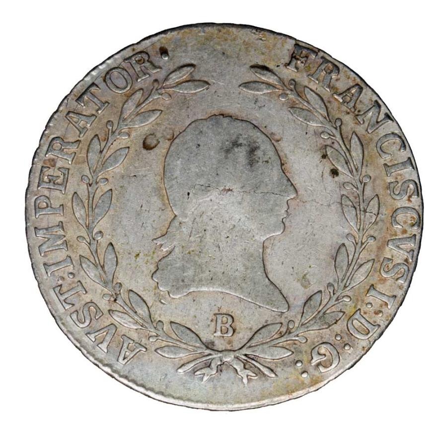 20 couronnes 1811 François II Habsbourg Autriche Kremnica B