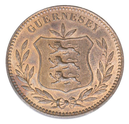 8 doubles 1889 Grande-Bretagne Guernesey Birmingham H