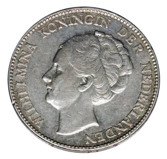 1 florin 1928 Wilhelmine d'Orange-Nassau Pays-Bas Utrecht