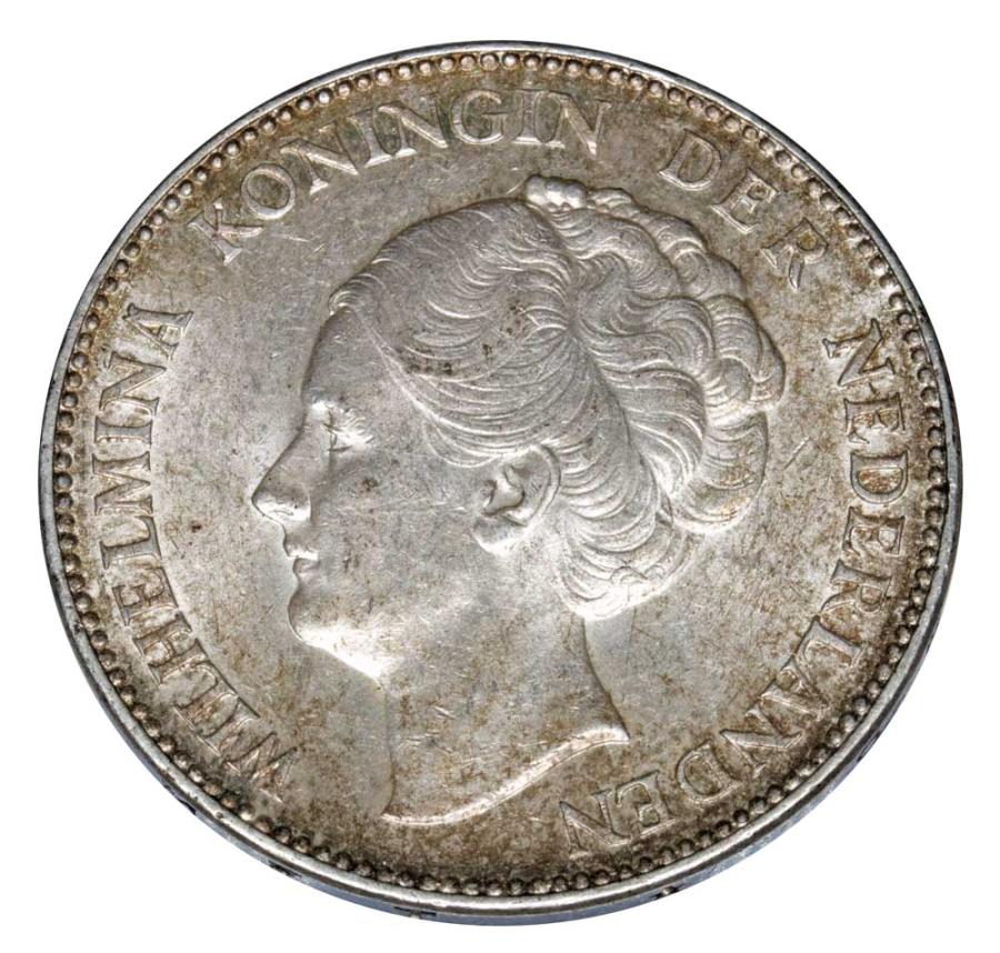 1 florin 1940 Wilhelmine d'Orange-Nassau Pays-Bas Utrecht