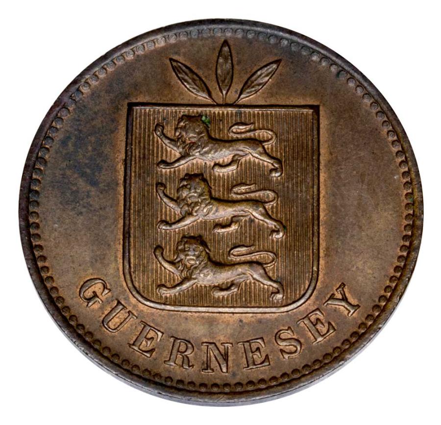 4 doubles 1910 Grande-Bretagne Guernesey Birmingham H