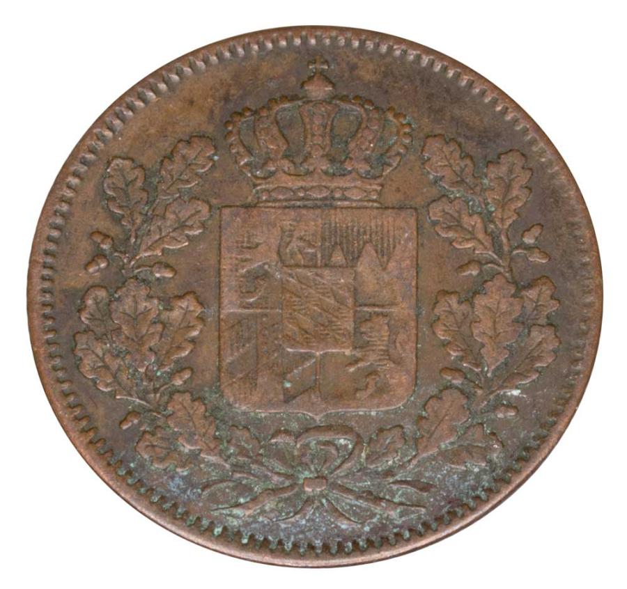 1/2 Kreuzer 1851 Maximilien II Allemagne Bavière