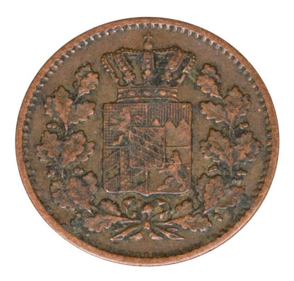 1 pfennig 1871 Louis II de Bavière Allemagne