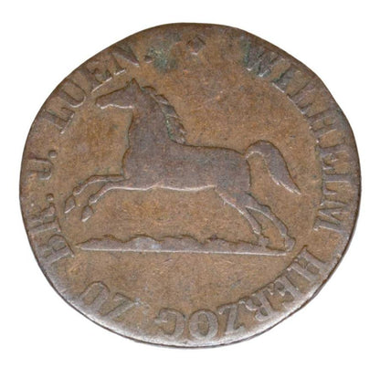 1 pfennig 1833 Wilhelm Allemagne Brunswick