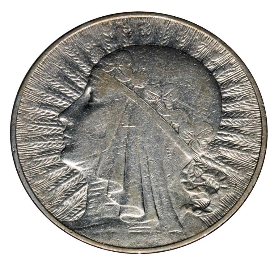 10 złoty 1932 Pologne Varsovie Tête de femme