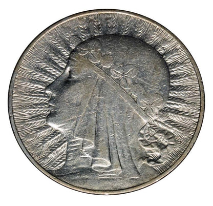 10 złoty 1932 Pologne Varsovie Tête de femme