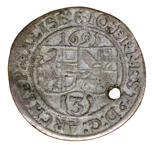 3 krajcary 1691 Jan Ernst von Thun Autriche Salzbourg