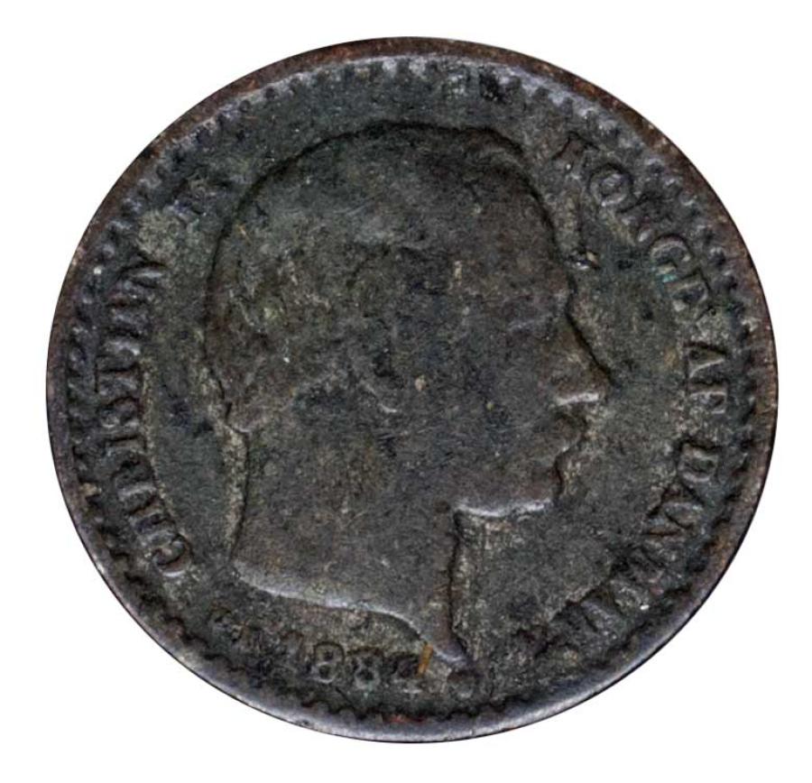 10 ore 1884 Christian IX Danemark Copenhague