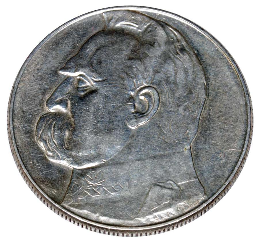 10 zlotys 1936 Deuxième République Polonaise Varsovie Józef Piłsudski