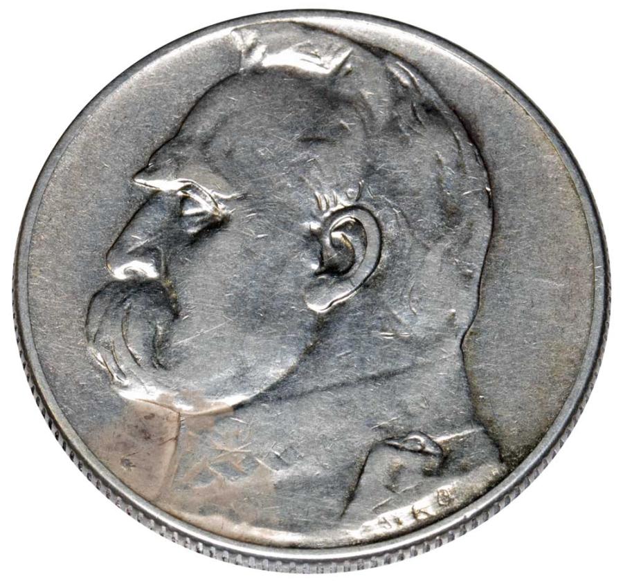 5 zlotys 1934 Deuxième République Polonaise Varsovie Józef Piłsudski