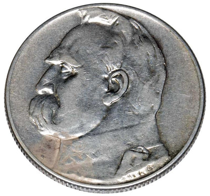 5 zlotys 1934 Deuxième République Polonaise Varsovie Józef Piłsudski