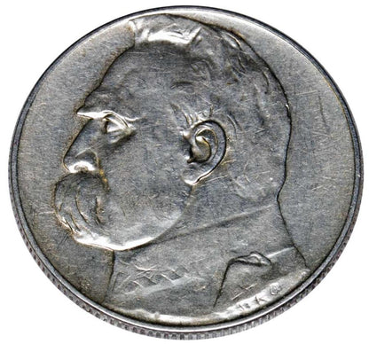 5 zlotys 1936 Deuxième République Polonaise Varsovie Józef Piłsudski