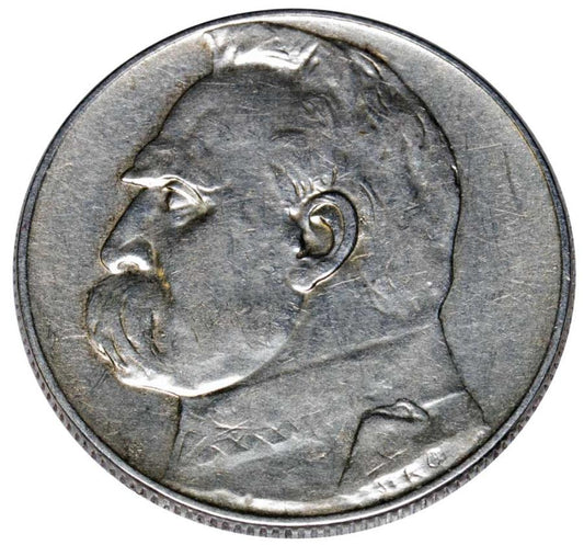 5 zlotys 1936 Deuxième République Polonaise Varsovie Józef Piłsudski