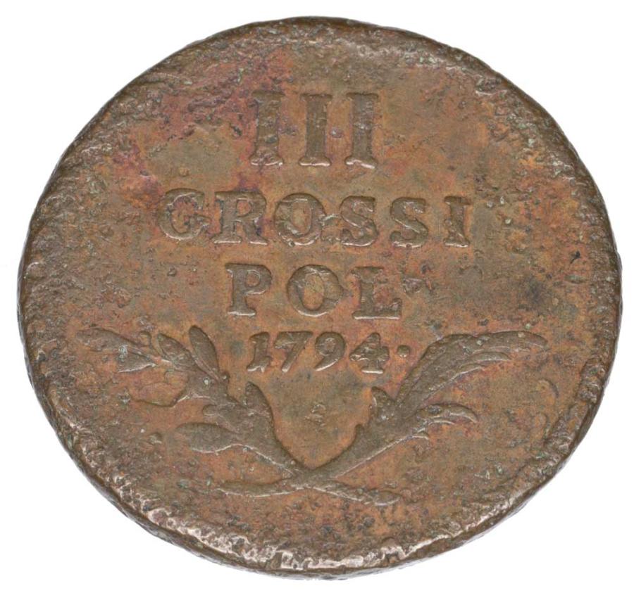 3 grosze 1794 Galice Vienne Insurrection de Kościuszko