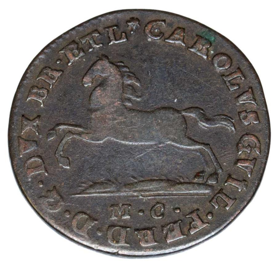 1 pfennig 1802 Charles William Allemagne Brunswick Wolfenbüttel