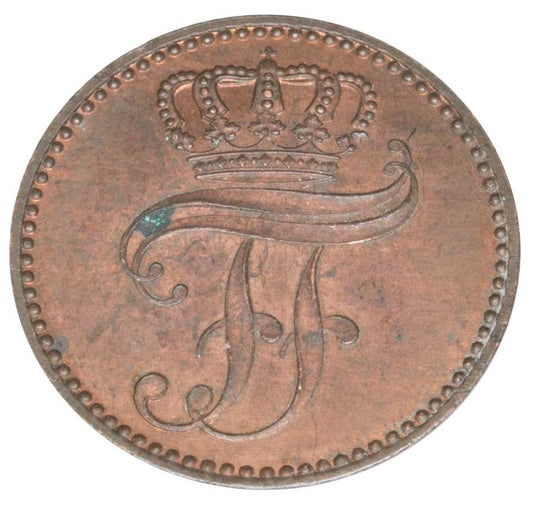 3 pfennig 1853 Frédéric François II Mecklembourg-Schwerin