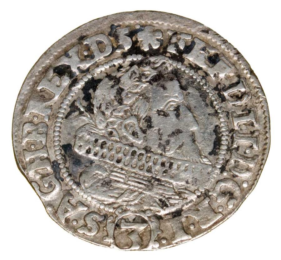 3 krajcary 1636 Ferdinand III Habsbourg Silésie Wrocław