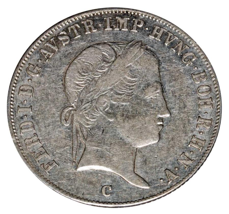 20 kreuzer 1838 Ferdinand Ier Habsbourg Autriche Prague C