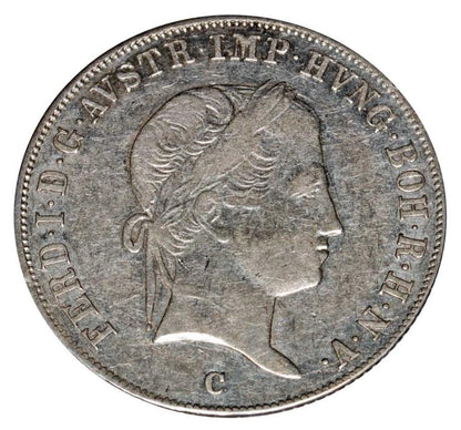 20 kreuzer 1838 Ferdinand Ier Habsbourg Autriche Prague C