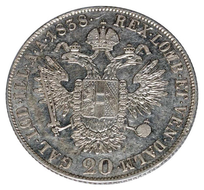 20 kreuzer 1838 Ferdinand Ier Habsbourg Autriche Prague C